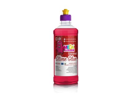 MEGASLIZOUN - PVA slizové lepidlo ČERVENÉ 500ml