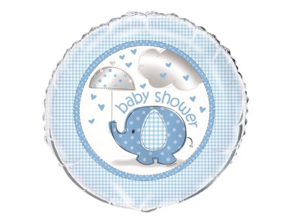 Balón foliový - Baby shower - Těhotenský večírek - Kluk / Boy 45 cm
