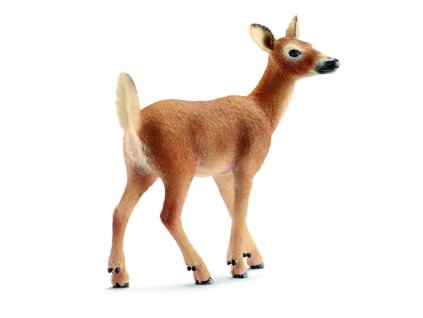 Schleich - Bílá laň na hraní postava