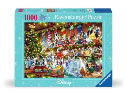 Ravensburger - Puzzle 1000 Disney Classics Snow Globe Paradise