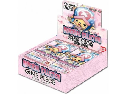 Bandai - One Piece Card Game Extra Booster Memorial Collection Display 24 Pcs