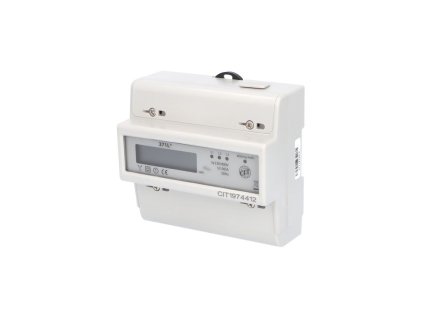 Elektroměr EDIN 371L, 100A, 7mod., LCD, 3-fáz., 1-tar., podružný
