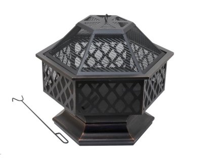 Krb HEXAGON medená patina s vekom Cattara