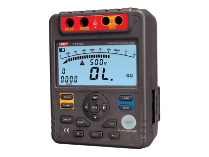 UNI-T UT513A 5kV, USB tester izolácie