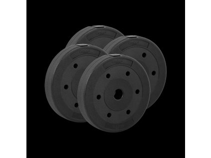 Sada bitumenových závaží 4x5kg, 31mm, REBEL ACTIVE RBA-2102