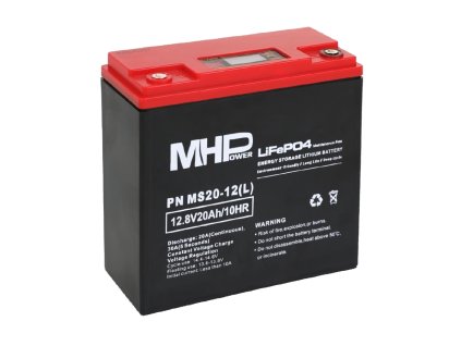 Baterie LiFePO4 12,8V 20Ah MHPower MS20-12(L) LC1-M5