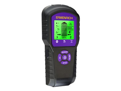 Detektor kovů a elektrických vedení Ermenrich Ping SM60 Fialový
