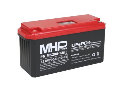 LiFePO4 12,8V 200Ah batéria MHPower MS200-12(L) LC5-M8