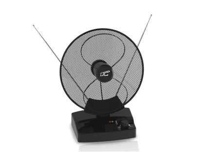 Aktívna izbová anténa pre DVB-T2 FHD / 4K – podpora LTE, MUX 1–8