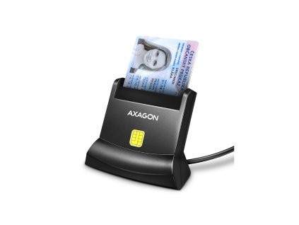 axagon cre sm4n usb a standreader ctecka kontaktnich karet smart card eobcanka kabel 13m