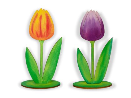 Holztulip unbemalt