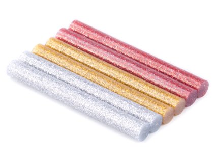 Glitter Hot Glue Sticks 11mm × 10cm, 6 pcs