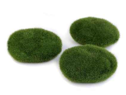 Decorative moss stones 6x8cm