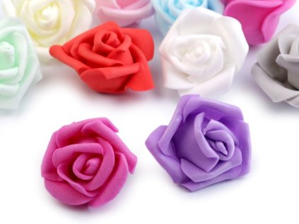 Decorative rose 40x27mm, 10pcs