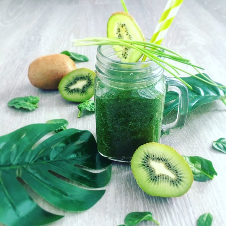 smoothie s kiwi a blendeou