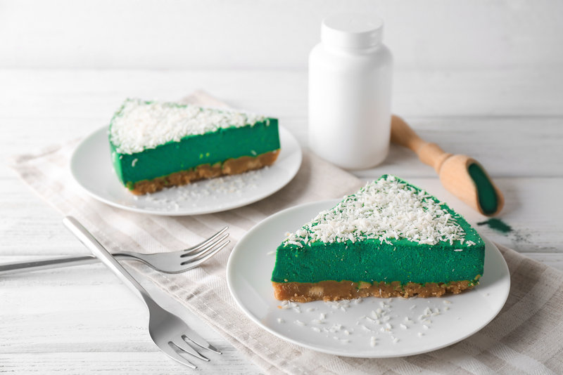 dezert ze spiruliny