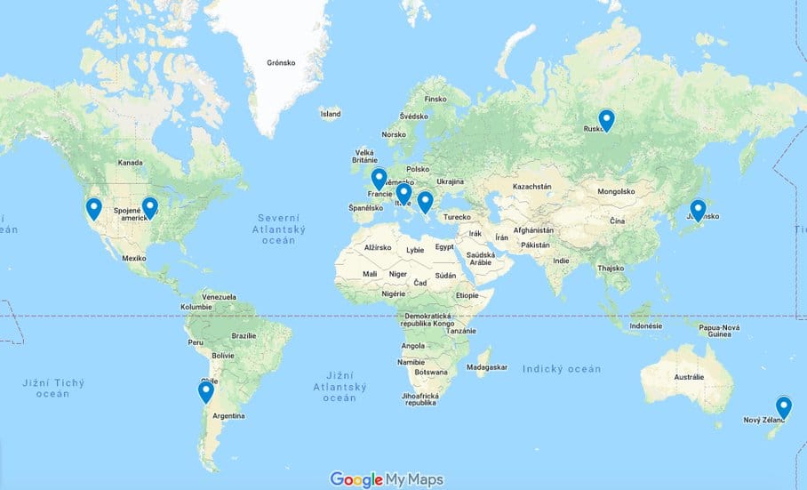 kiwi mapa