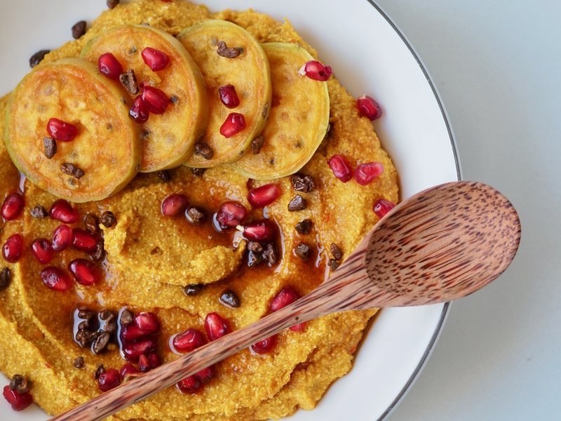 Podzimni kase s opunci a dyni recept