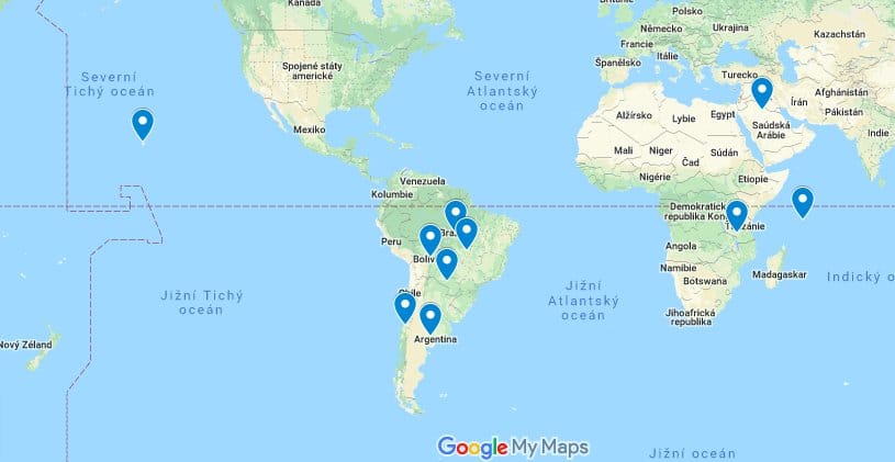 yerba maté mapa