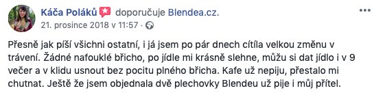 recenze Blendea zlepšení trávení