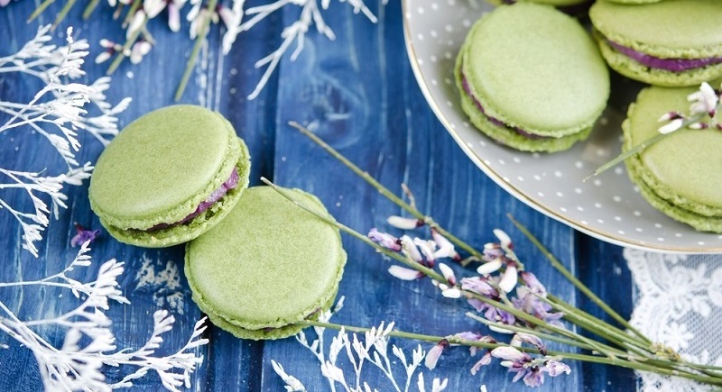 zelene_makronky_recept
