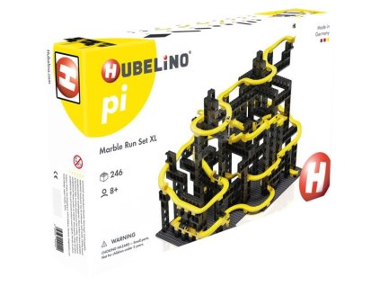 HUBELINO Pi Kuličková dráha - set s kostkami XL 246 dílků