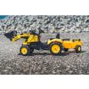 FALK - Šlapací traktor Komatsu s vlečkou a nakladačem