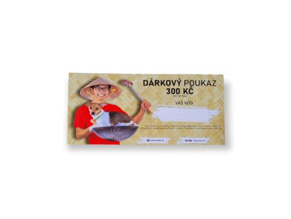 Dárkový poukaz 300 Kč