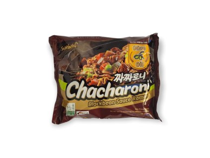 Instantní nudle chacharoni s pastou z černých fazolí SAMYANG 140 g
