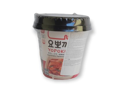 Instantní topokki se sladko-pálivou omáčkou YOPOKKI 140 g