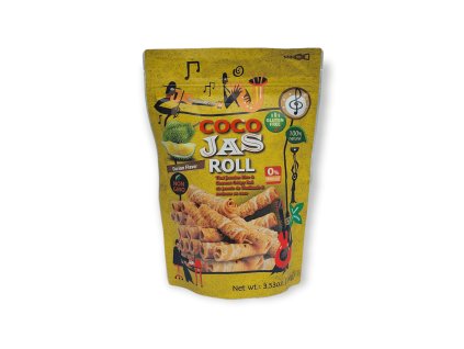 Kokosové trubičky s příchutí durianu COCO JAS 100 g