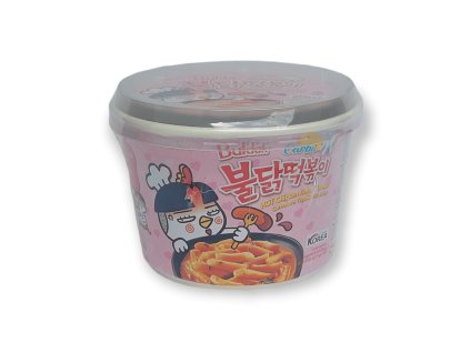 Topokki s příchutí buldak carbonara SAMYANG 179 g