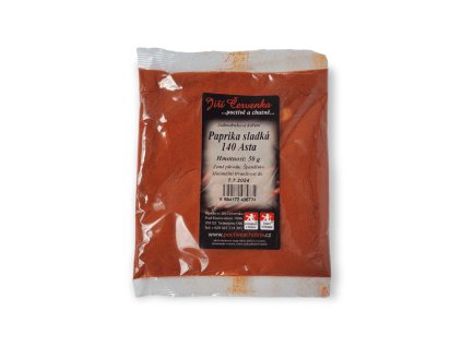 Paprika sladká 140 Asta JIŘÍ ČERVENKA 50 g