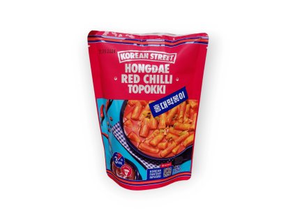 Topokki s příchutí sladkého chilli KOREAN STREET 163 g