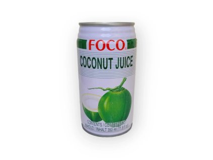 Kokosový voda s dužinou FOCO 350 ml
