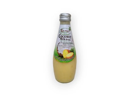 Ananasový nápoj z kokosového mléka s kousky želé SAMUI 290 ml