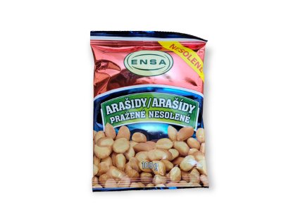 Arašídy pražené nesolené ENSA 100 g