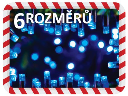 vanocni svetylka na stromek modre