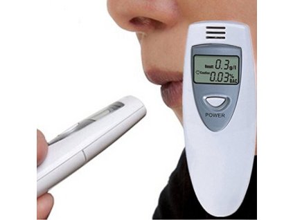 digitalni alkohol tester white