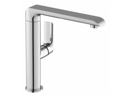 Umyvadlová / dřezová stojánková baterie Flat, bez výpustě (Barva Chrom lesklý, PRODUCT GROUP Baterie umyvadlová)