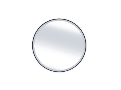 108519 zrcadlo divissi l s led osvetlenim 60 cm cerne