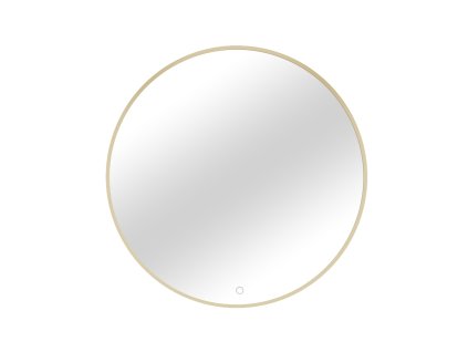108549 zrcadlo gerbinie a s led osvetlenim 80 cm zlate