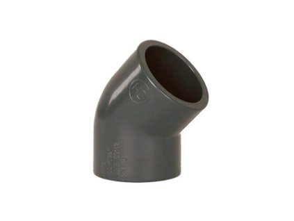 PVC tvarovka - Úhel 45° 140 mm