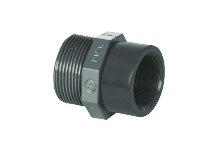 PVC tvarovka - Redukce 1 1/2“ ext. x 2“ int.