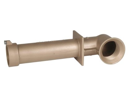 Průchod stěnou pro keramické bazény – 2“ x 2“, délka 300 mm, úhel 90°.