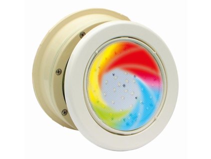 Světlo MTS LED RGB - 16W, bílý ABS plast