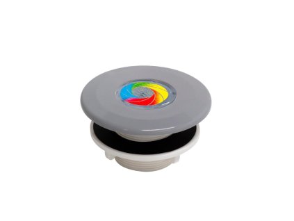 MINI Tube -- tryska VA (Světle šedá RAL7004) - 9LED RGB, 8,2W - pro předvyrobené bazény