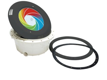 Světlo VA LED "PF" - 23W, RGB-DMX;  pro fóliové bazény, tmavě šedé