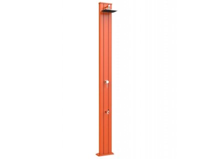 Solární sprcha SPRING S orange s oplachem nohou