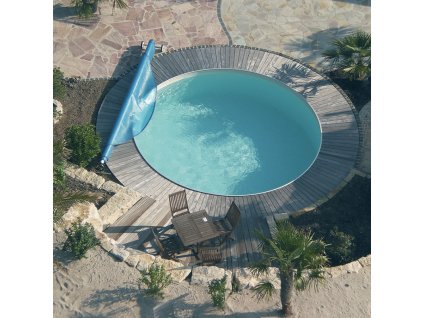 Bazén kruh MILANO 3,50 x 1,50 modrá, 0,8 mm